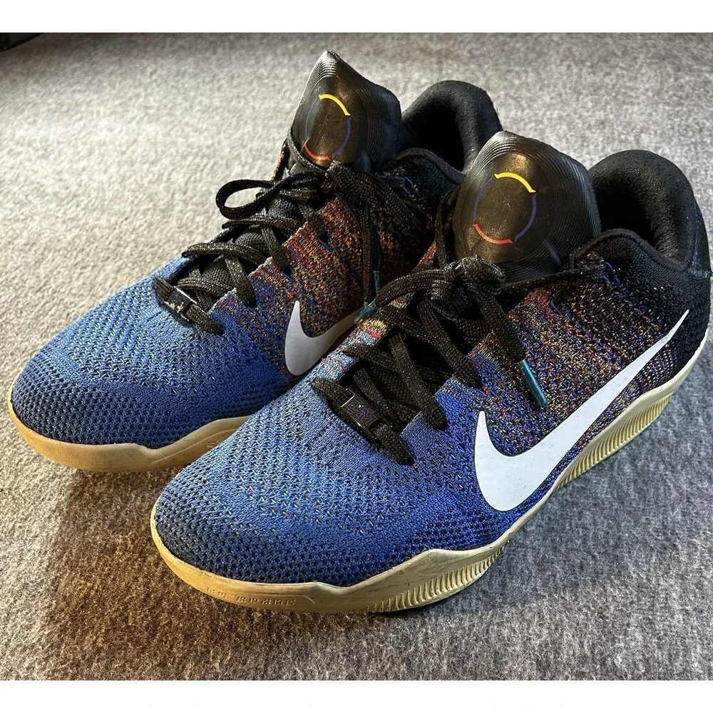 Size 11 Nike Kobe 11 Signature Elite Low BHM 2015 Black History Month RARE Used